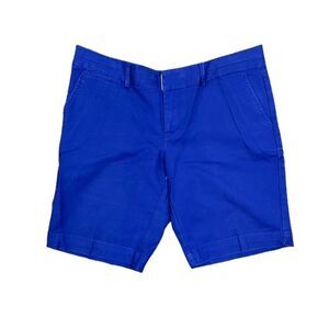 Banana Republic Stretch Cotton Chino Royal Blue Women's Size 8 Petite